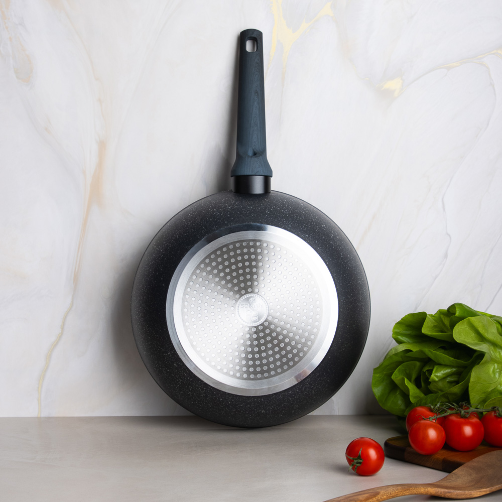 SATOSHI Гардан Вок литой d28см, антипригарное покрытие мрамор, индукция - #12