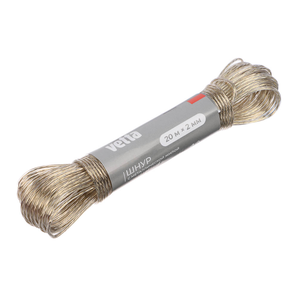Шнур тм VETTA, с металлической жилой тм VETTA 20м х 2мм - #3