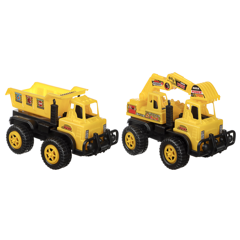 Спецтехника игрушечная, тм ИГРОЛЕНД, пластик, 27х13,5х16 см, 2 дизайна, для детей 3+ - #1