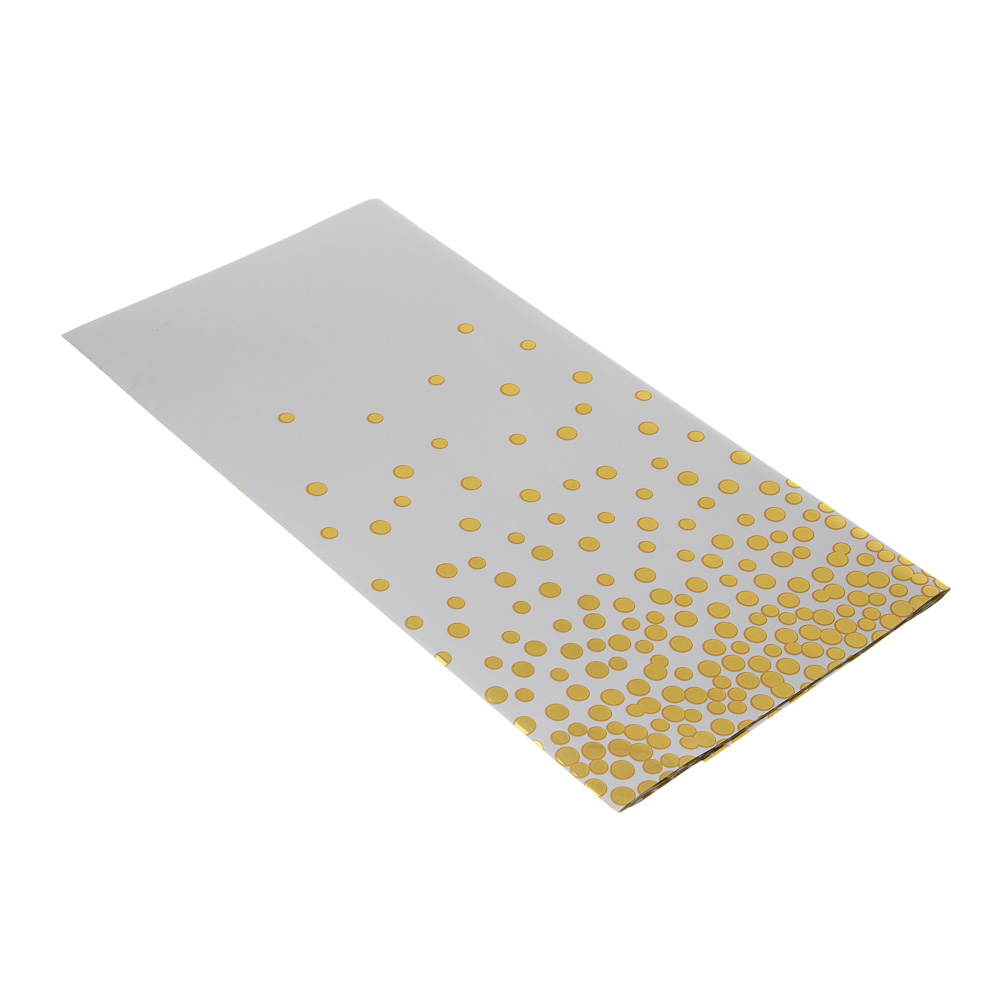 Скатерть одноразовая тм Fntastic, 136*180 см, 2,1 мкм, пластиковая пленка, фольгированный слой - #2