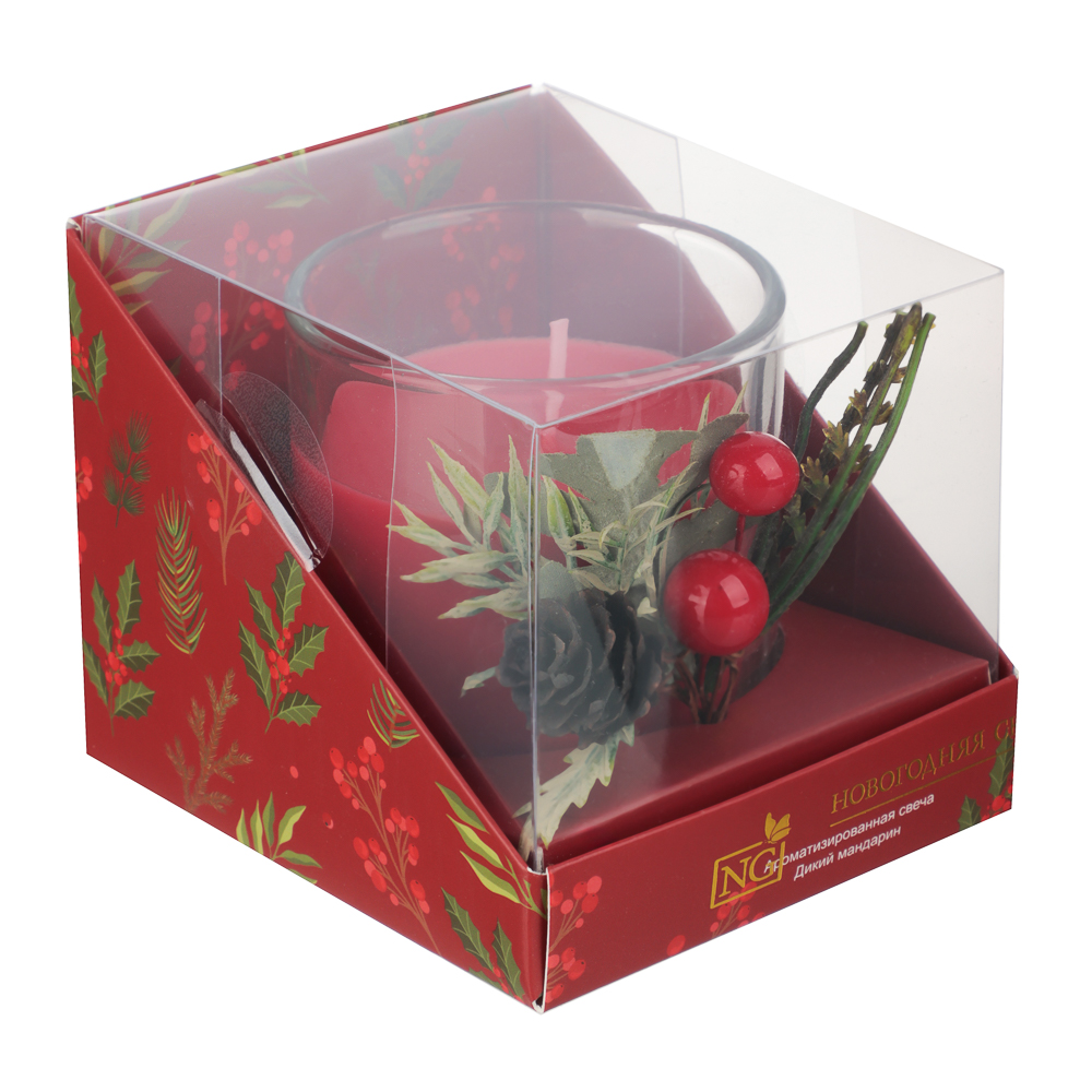 NEW GALAXY Ароматизированная свеча дикий мандарин, соленая карамель - #5