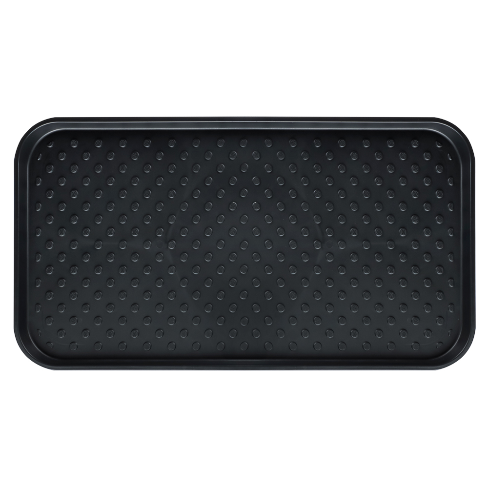 Лоток для обуви большой 70х37см, пластик, черный - #1