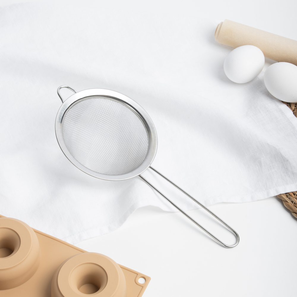 VETTA Сито с ободом и ручкой 12см, нерж.сталь - #6