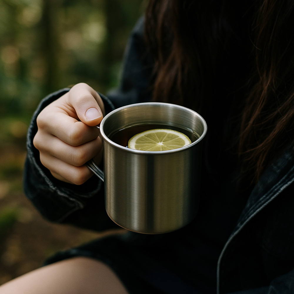 VETTA Кружка 660 мл, h10см, нерж. сталь - #9