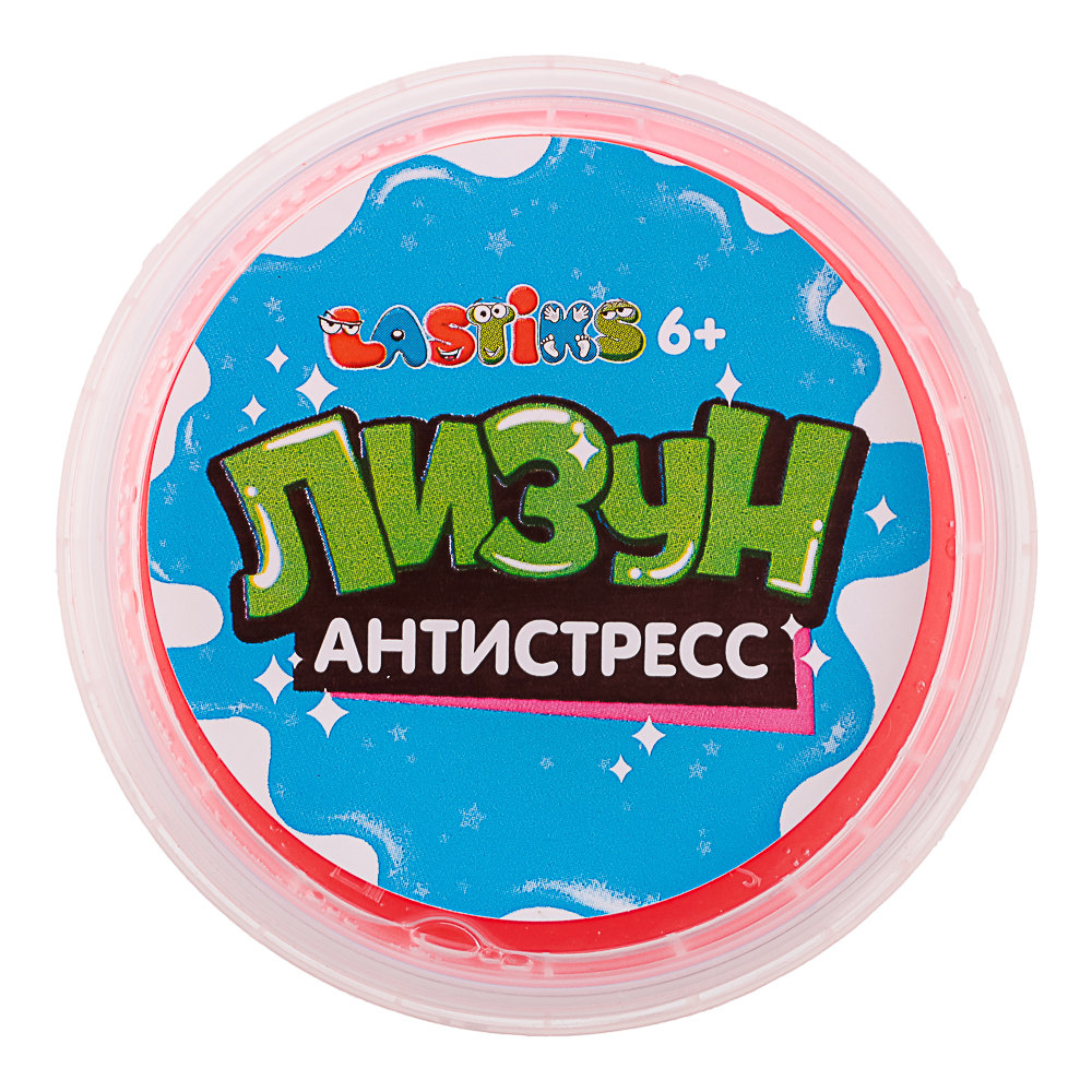 LASTIKS Игрушка для детей, из полимерной пластичной массы «Слизь для рук», 7х7см, 5 диз - #3