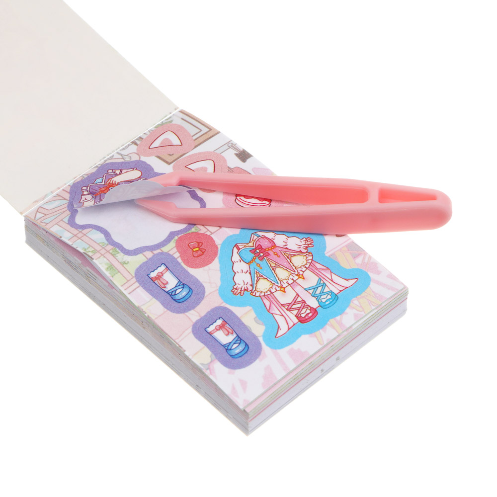 Раскраска детская с наклейками "Переодевашки", 4х6см, бумага, микс - #9