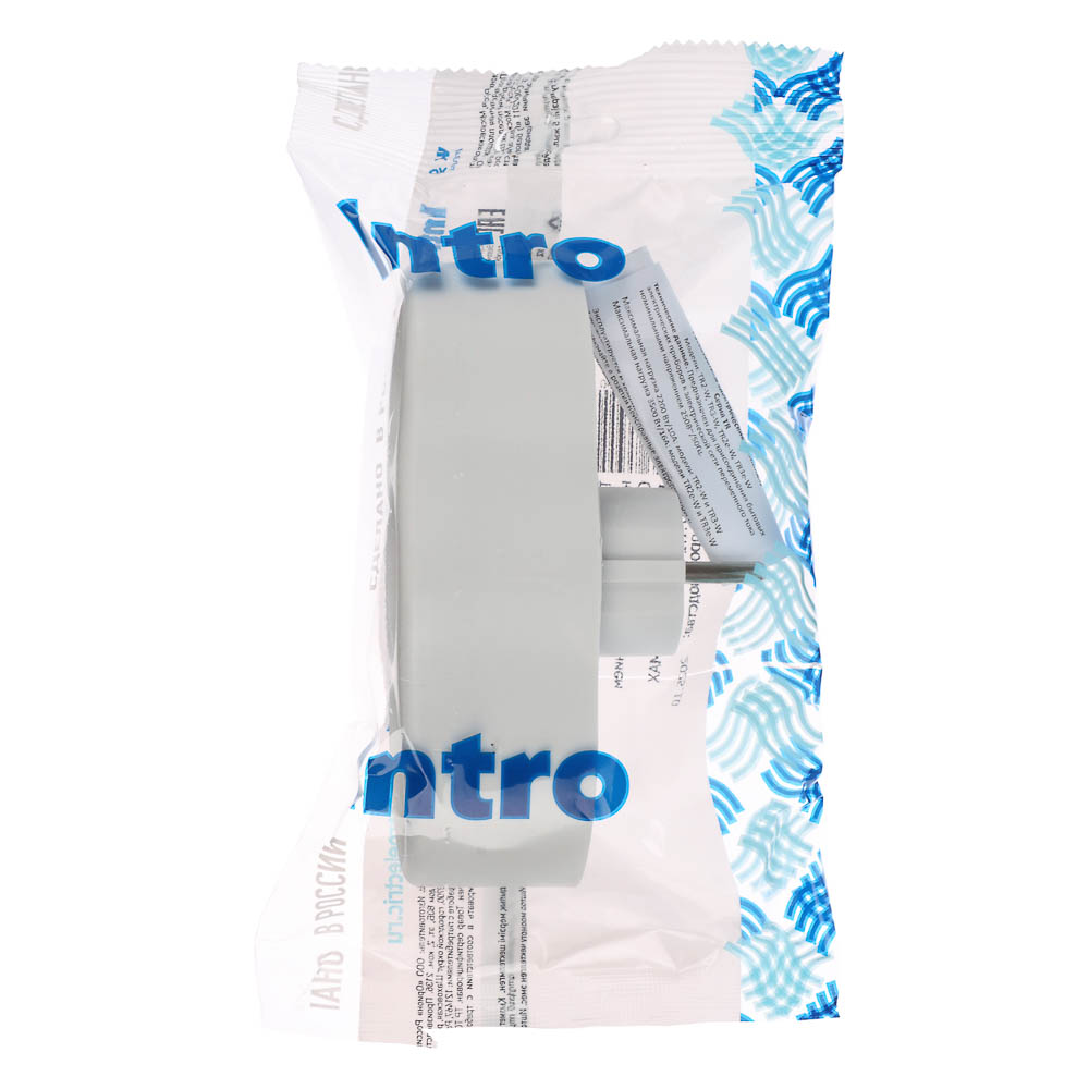 Разветвитель 3 гнезда Intro, евро, с заземлением, 16А, 250В, TR3e-W, белый - #4