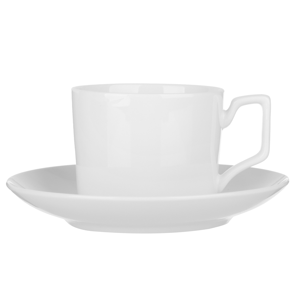 Набор чайный 2 пр., 240мл, MILLIMI, белый, фарфор - #1