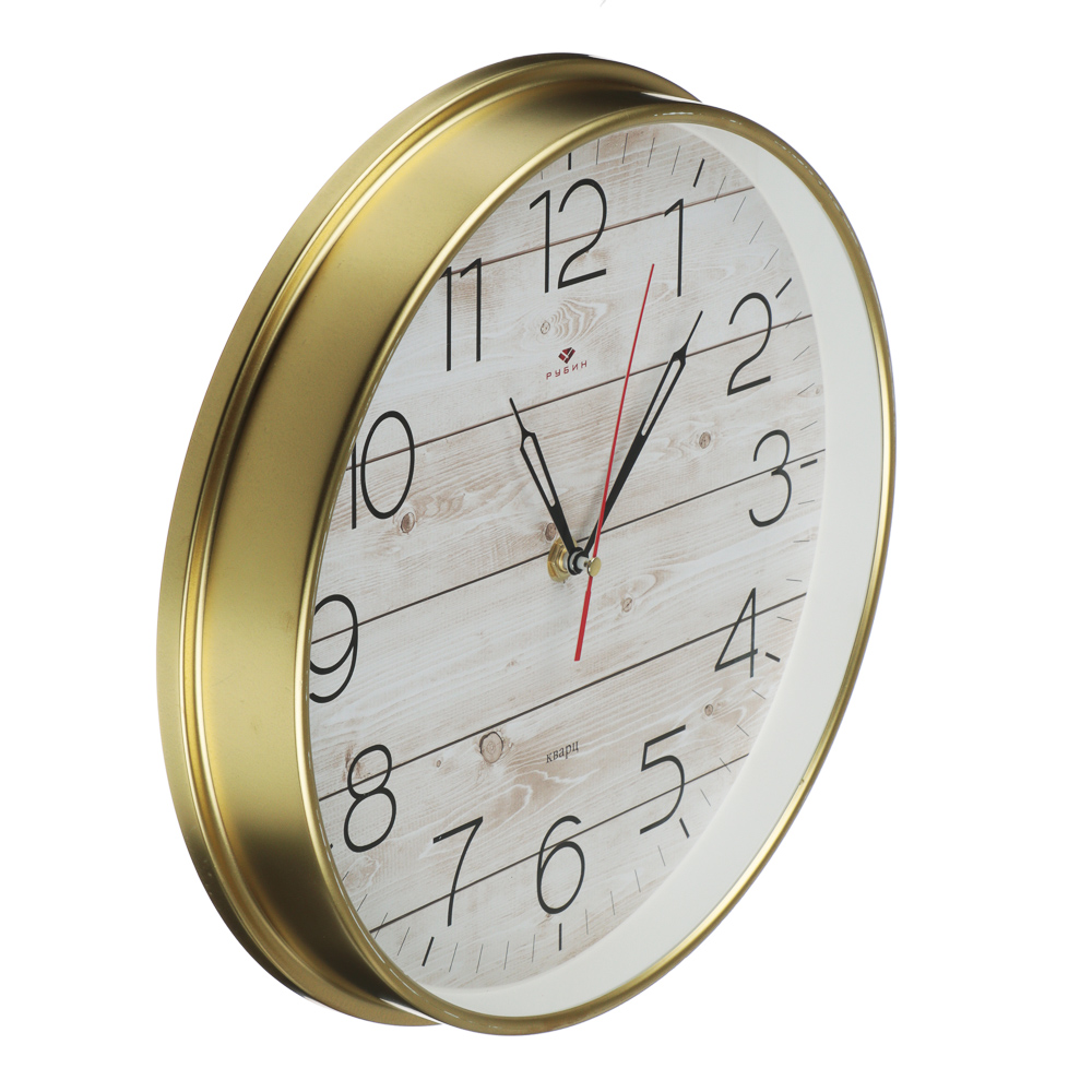 Часы настенные Ladecor chrono "Эко", корпус золотой - #2