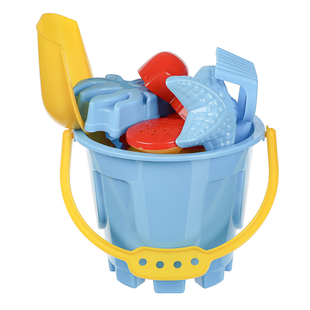 Набор для игры в песке "Башня", ИГРОЛЕНД, 8 предметов, пластик, для детей 3+ - #7