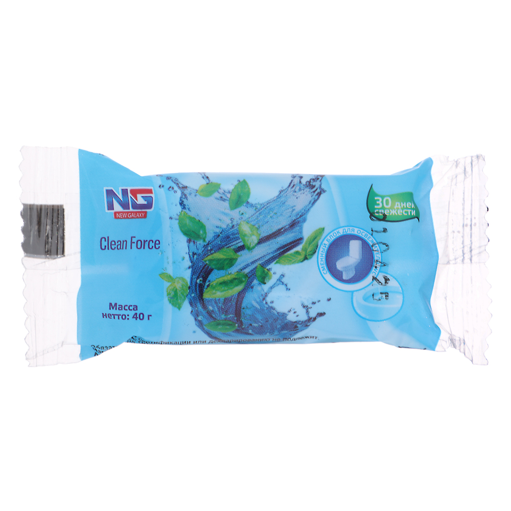 NEW GALAXY Блок сменный для освежителя унитаза WC 40 гр. (Clean Force) - #1
