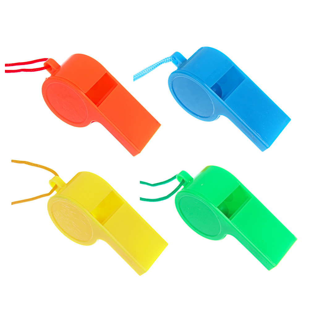 Свисток на веревке, тм BY SPORT, 4см, пластик - #1