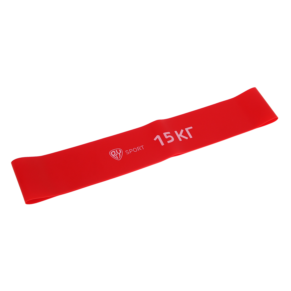 Фитнес-резинка тм BY SPORT, 15кг, 30х5х0,07см, латекс - #2