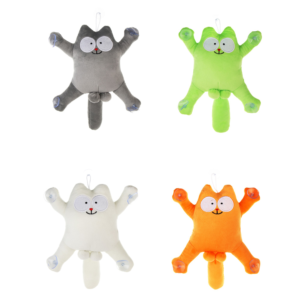 ЕРМАК Мягкая игрушка на присосках для автомобиля "Кот Саймон" - #1