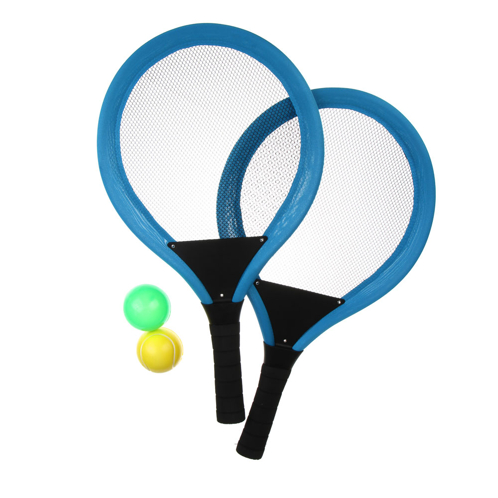 Набор для бадминтона, тм BY SPORT, 2 ракетки 49х29 см, 2 мяча 6.5см, 1 волан, PVC, EVA, резина - #2