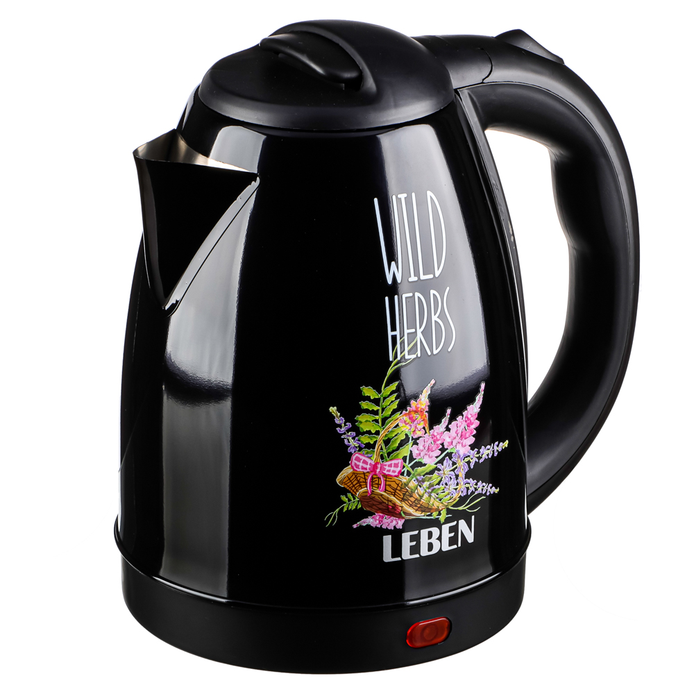 Чайник электрический LEBEN "Цветы", 1,8 л, 1500 Вт - #17