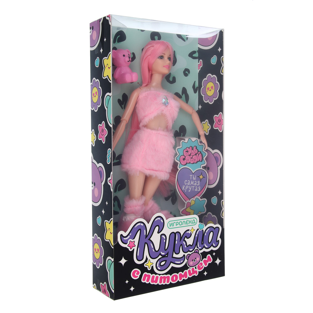 ИГРОЛЕНД Кукла 30 см с питомцем, PVC, ABS, 15,5х5,5х31 см - #8