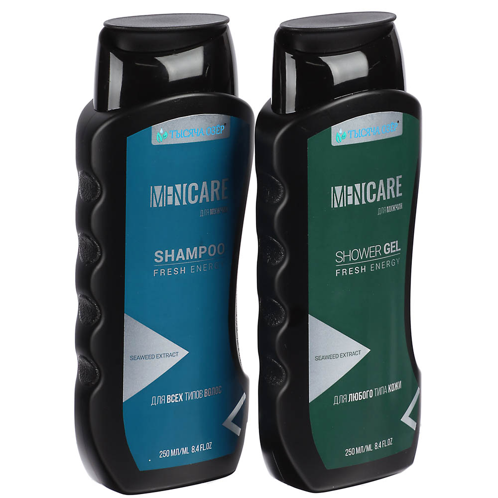 Подарочный набор мужской ТЫСЯЧА ОЗЕР Шампунь для волос+гель д/душа, 2*250мл - #2