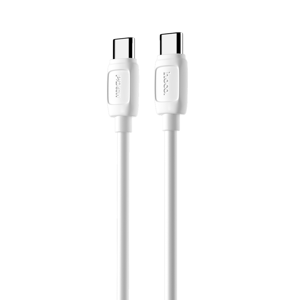 Кабель для зарядки Type C-Type C hoco. модель X115, 60Вт, 1м, 3А, белый - #3