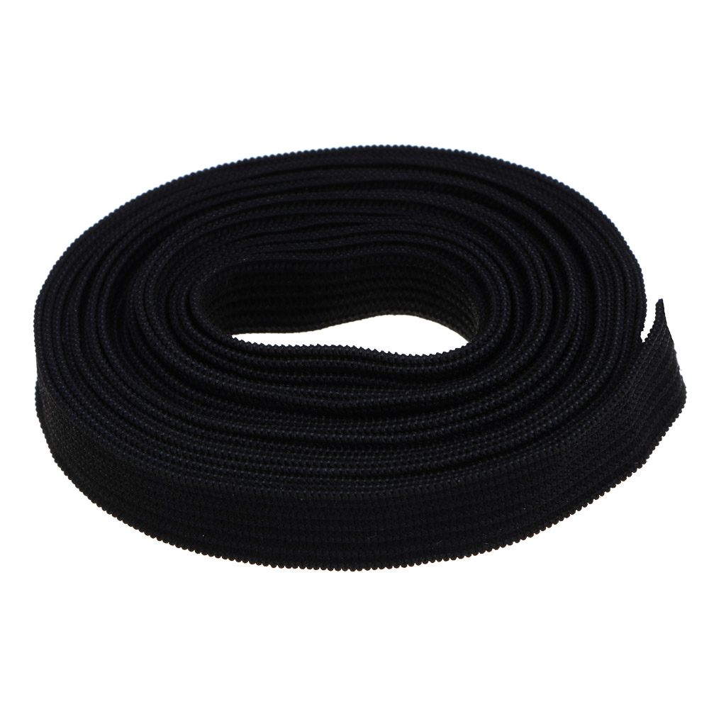 Резинка бельевая 1,0см х 2,2м, полиэстер, цвет черный - #2