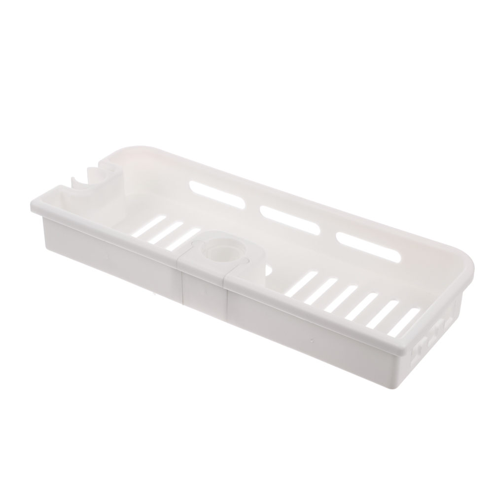 Полочка на душевую штангу, стойку, белый - #5