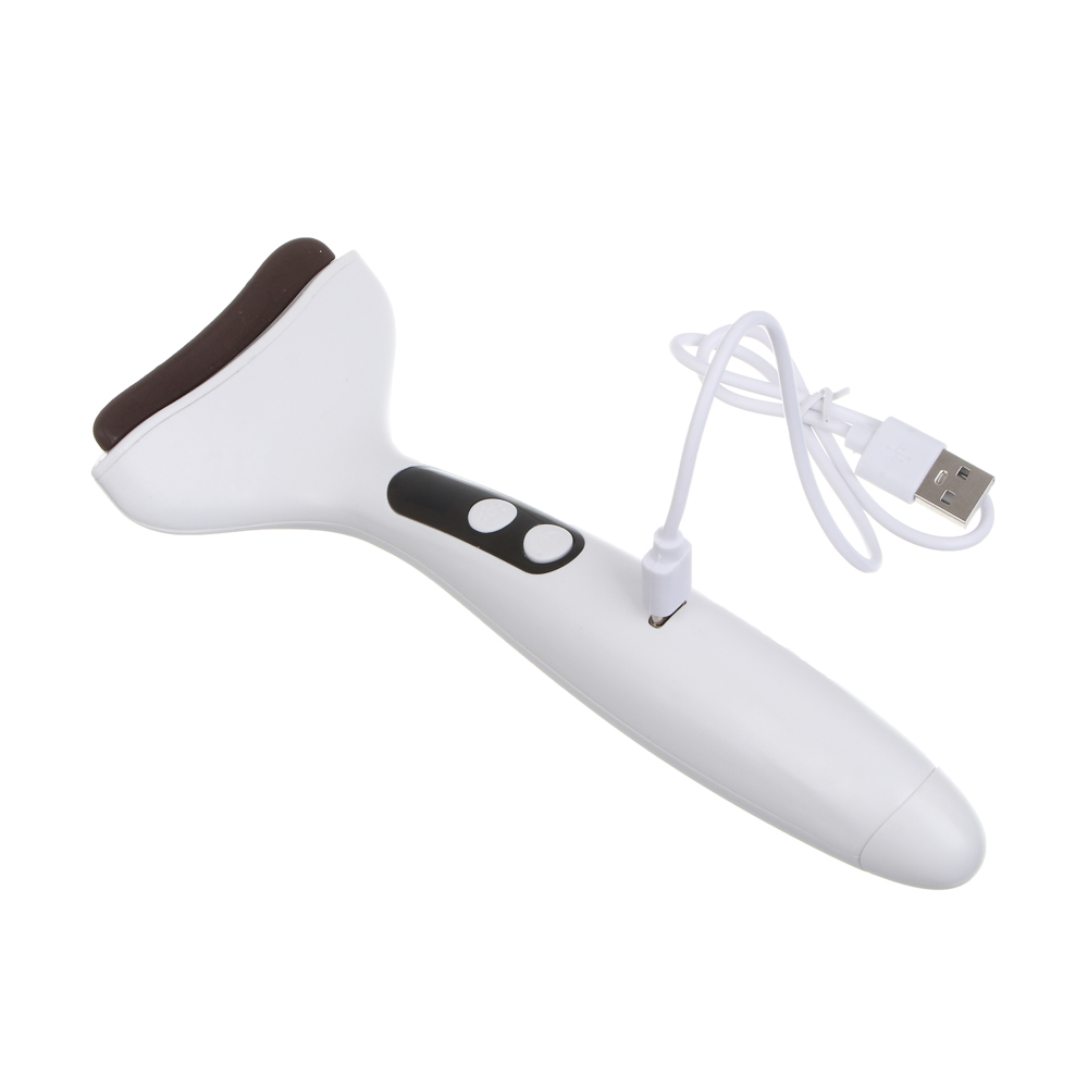 LEBEN Массажер для лица Гуаша, 2 режима, 1500мАч, белый - #8