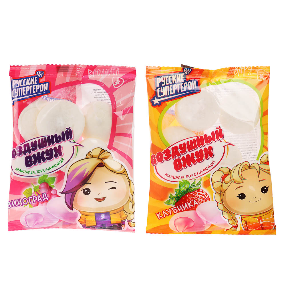 BY Русские Супергерои Маршмеллоу с начинкой 15 гр. - #1
