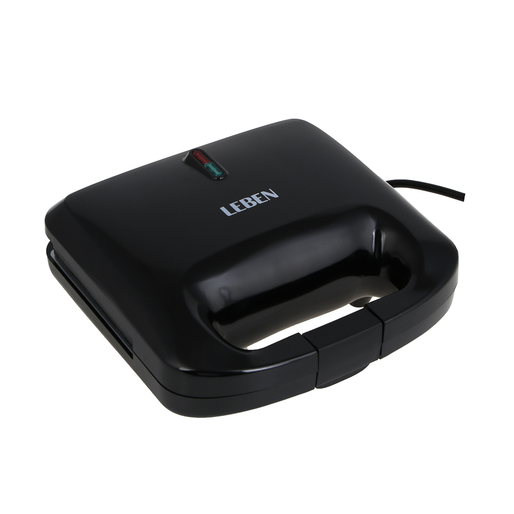 LEBEN Мультипекарь 3-в-1, 1000 Вт, 3 съёмных панели (орешки, венские вафли, гриль) - #14