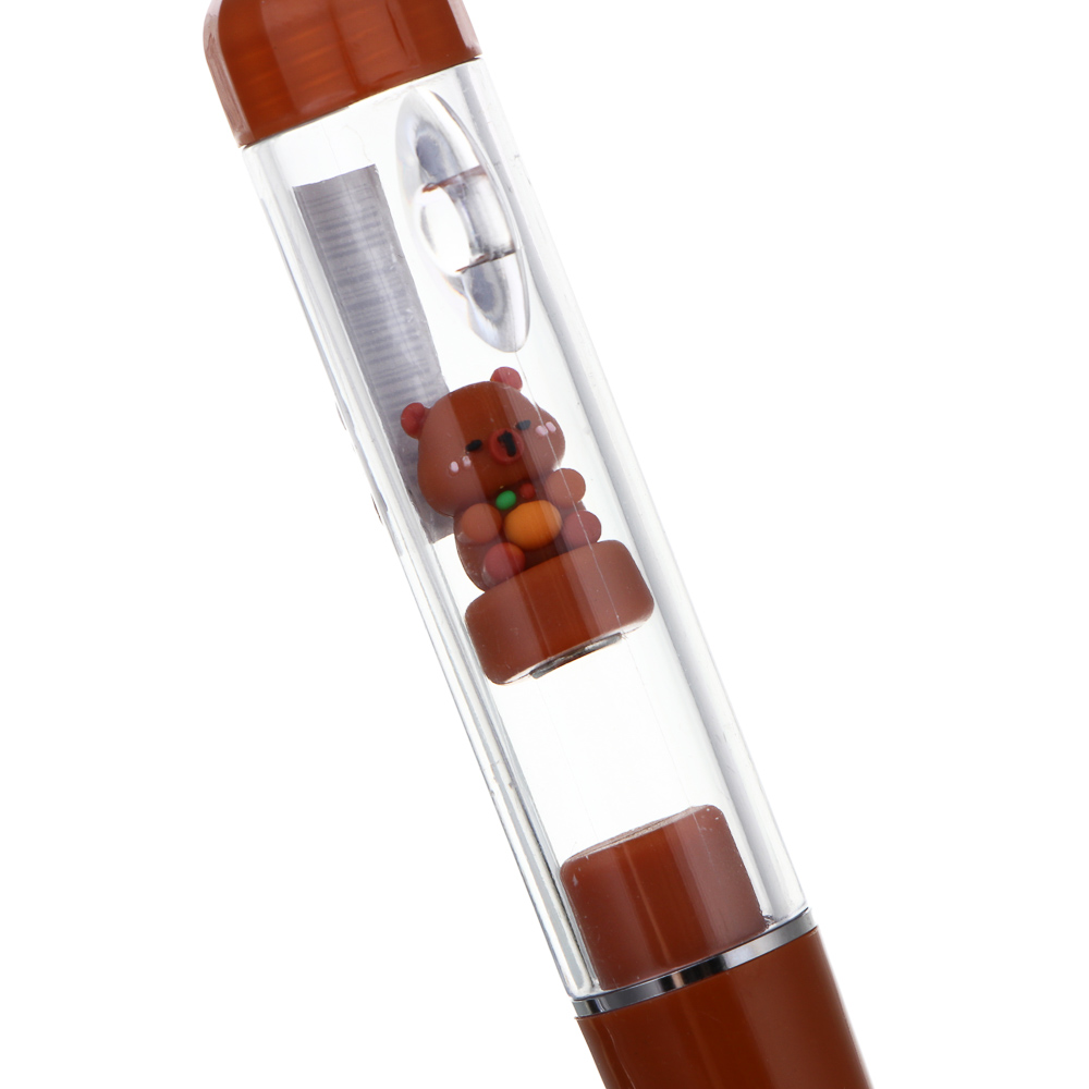 Ручка шариковая синяя, "Капибара", с магнитом, шоу-бокс - #4