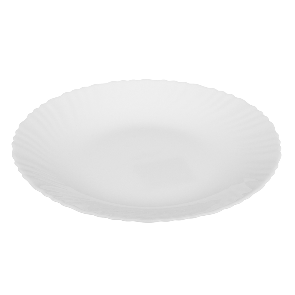 MILLIMI Бьянко Плюс Тарелка подстановочная, опаловое стекло, 24см - #2