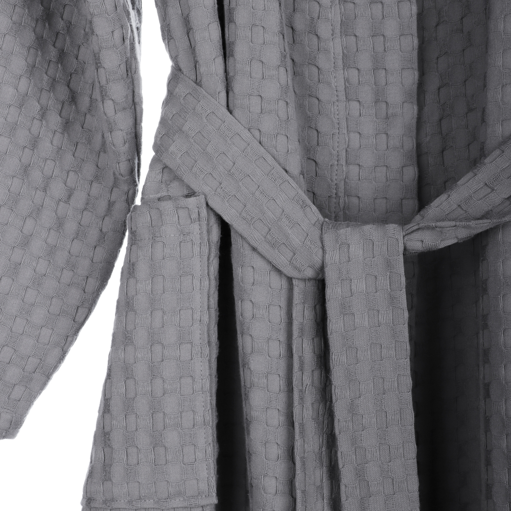 PROVANCE Монблан Халат вафельный, one size, 100% хлопок, 300гр/м2, серый - #2