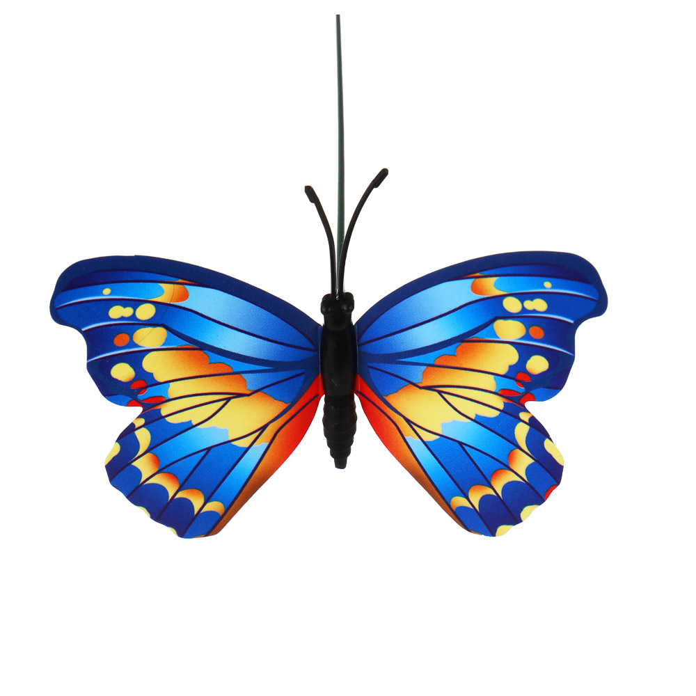 Фигурка на стержне "Бабочка" тм INBLOOM, набор 10шт, 8х25см, пластик, металл - #4