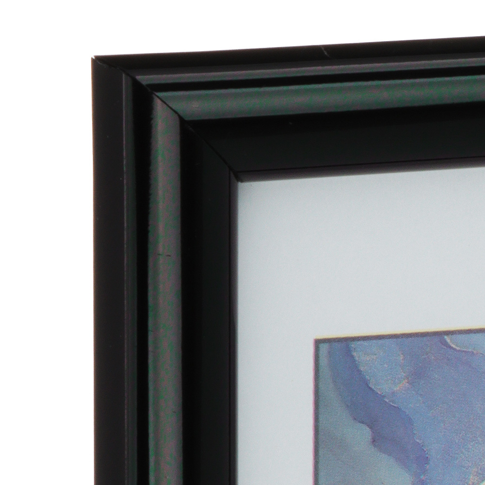 Фоторамка, 10x15 см, пластик, Радуга черный - #3