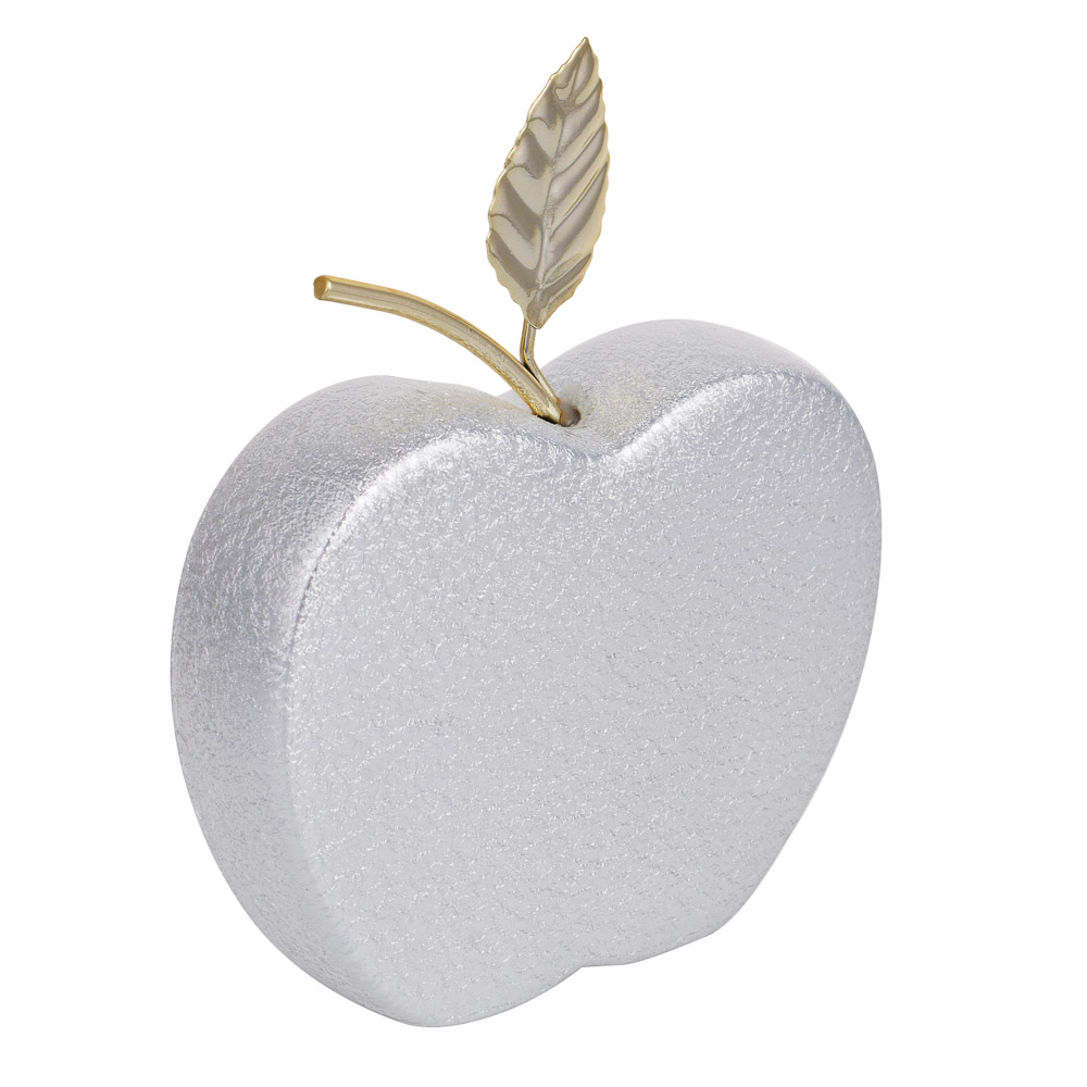 Фигурка декоративная, 14,5 см, керамика, цвет серебряный - #1