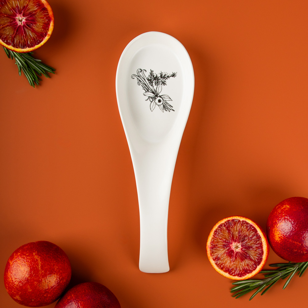 MILLIMI Китчен Подставка для ложки, 23х7х3,5см, керамика - #10