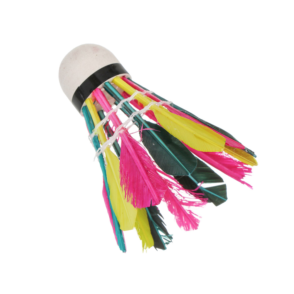 Воланы для бадминтона, тм BY SPORT, набор 3шт, в тубе, ПВХ+перо - #3