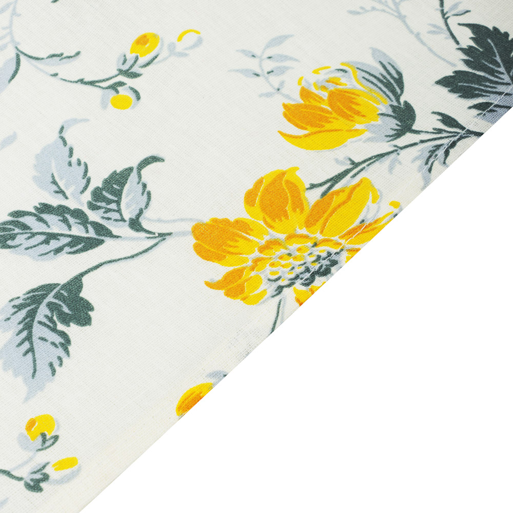 PROVANCE Простыня 2сп, 180х214см, 100% хлопок, бязь, белый / цветы - #2