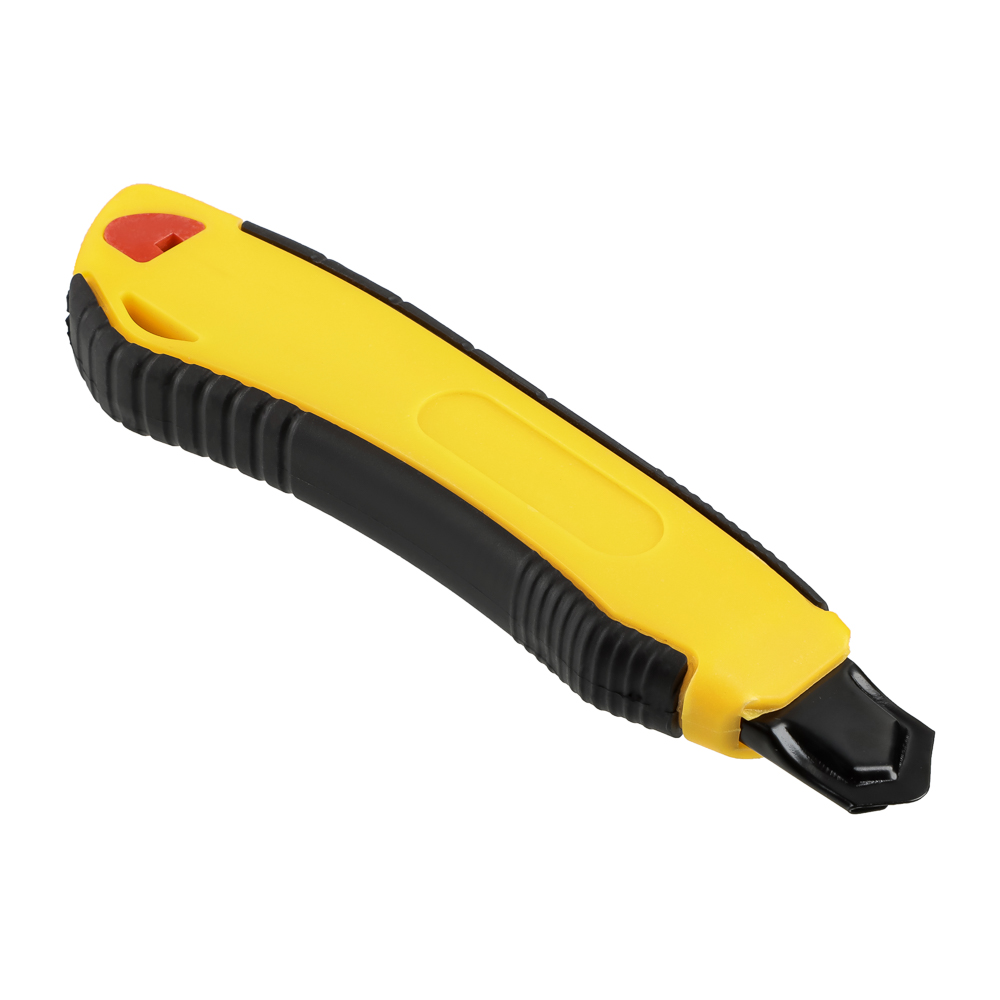 ЕРМАК Нож универсальный 18мм, метал.направ.,Autolock,корпус пластик+TPR,лезвие с воронением, блистер - #4