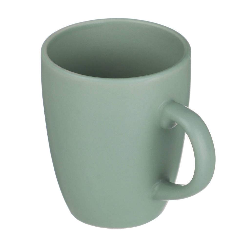 MILLIMI Набор стол.посуды 16пр(тар26см*4, тар20см*4, салатн650мл*4, кружка340мл*4) керамика, оливков - #9