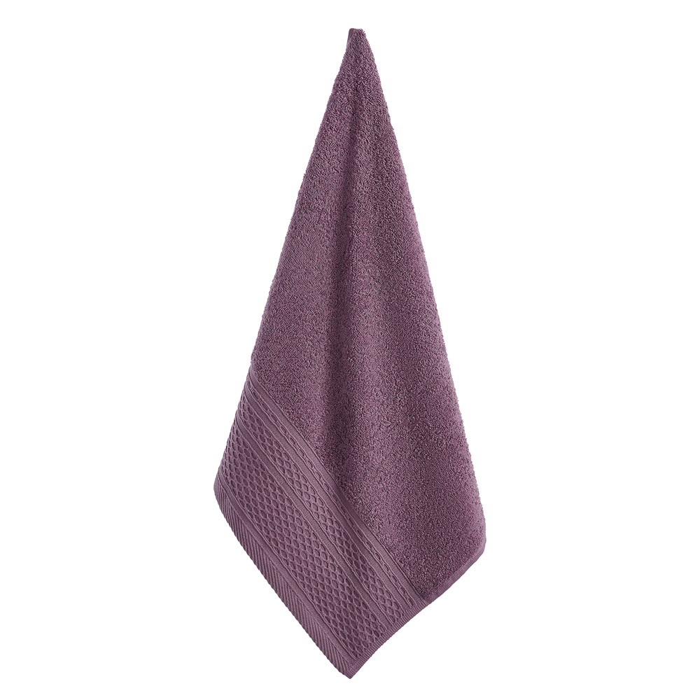 PROVANCE Хейзел Полотенце махровое, 100% хлопок, 50х90см, 400гр/м, сливовый - #10