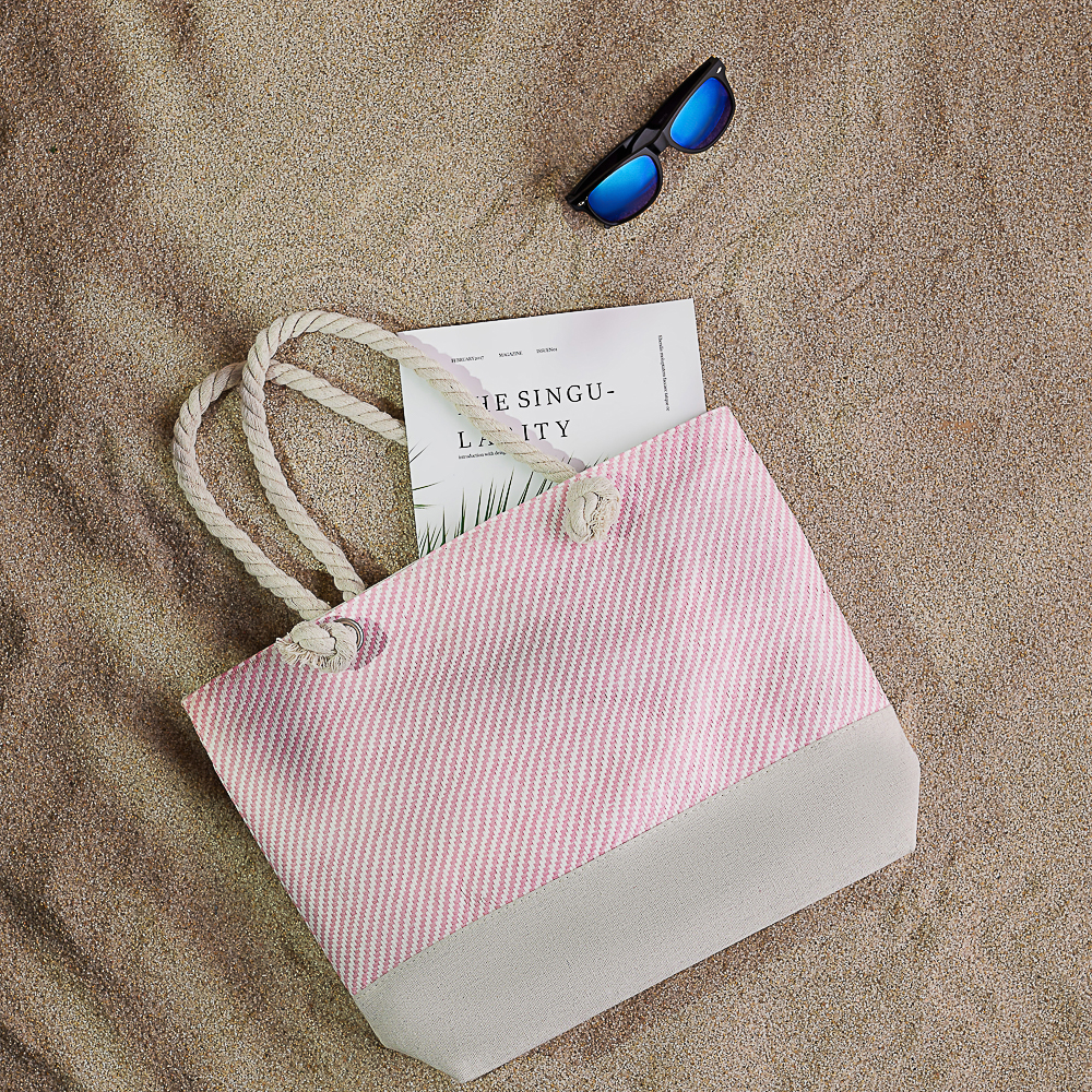 ЮL Сумка пляжная 44х33х11 см, 100% полиэстер, 3 цвета - #6