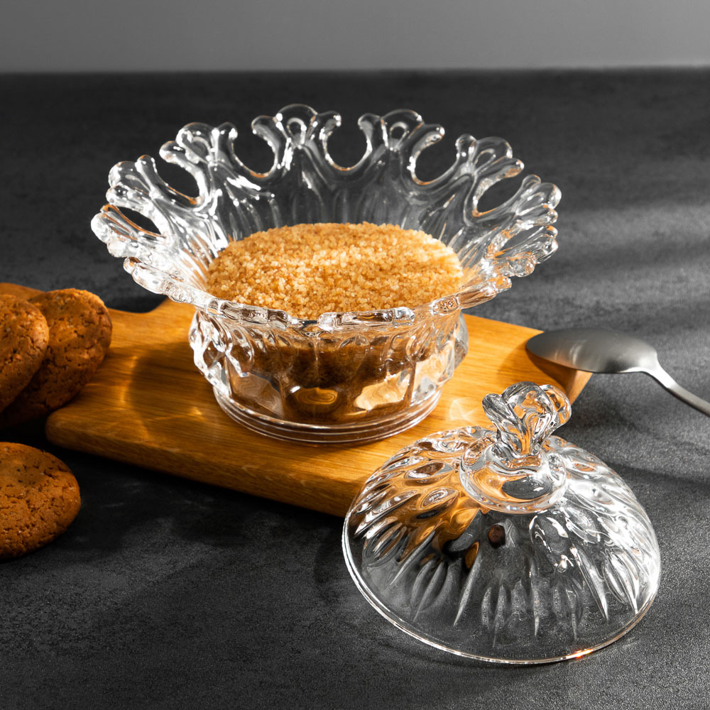 VETTA Конфетница с крышкой 260мл, 16.5х12см, стекло - #11