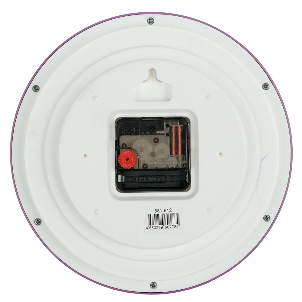 LADECOR CHRONO Часы настенные круглые, d22см, пластик, 3 дизайна - #4