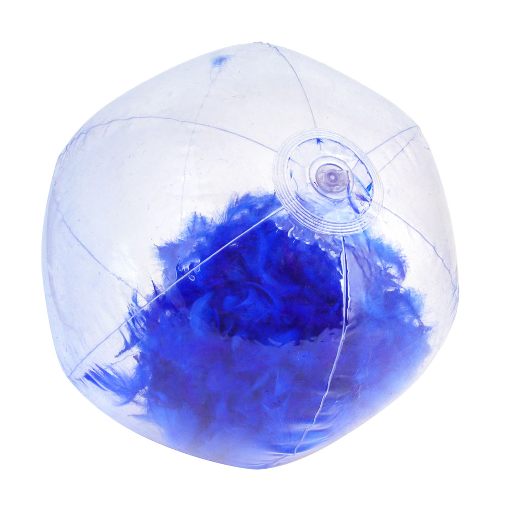 SILAPRO Мяч надувной пляжный с перьями, d=40см, ПВХ 0,18 мм - #1