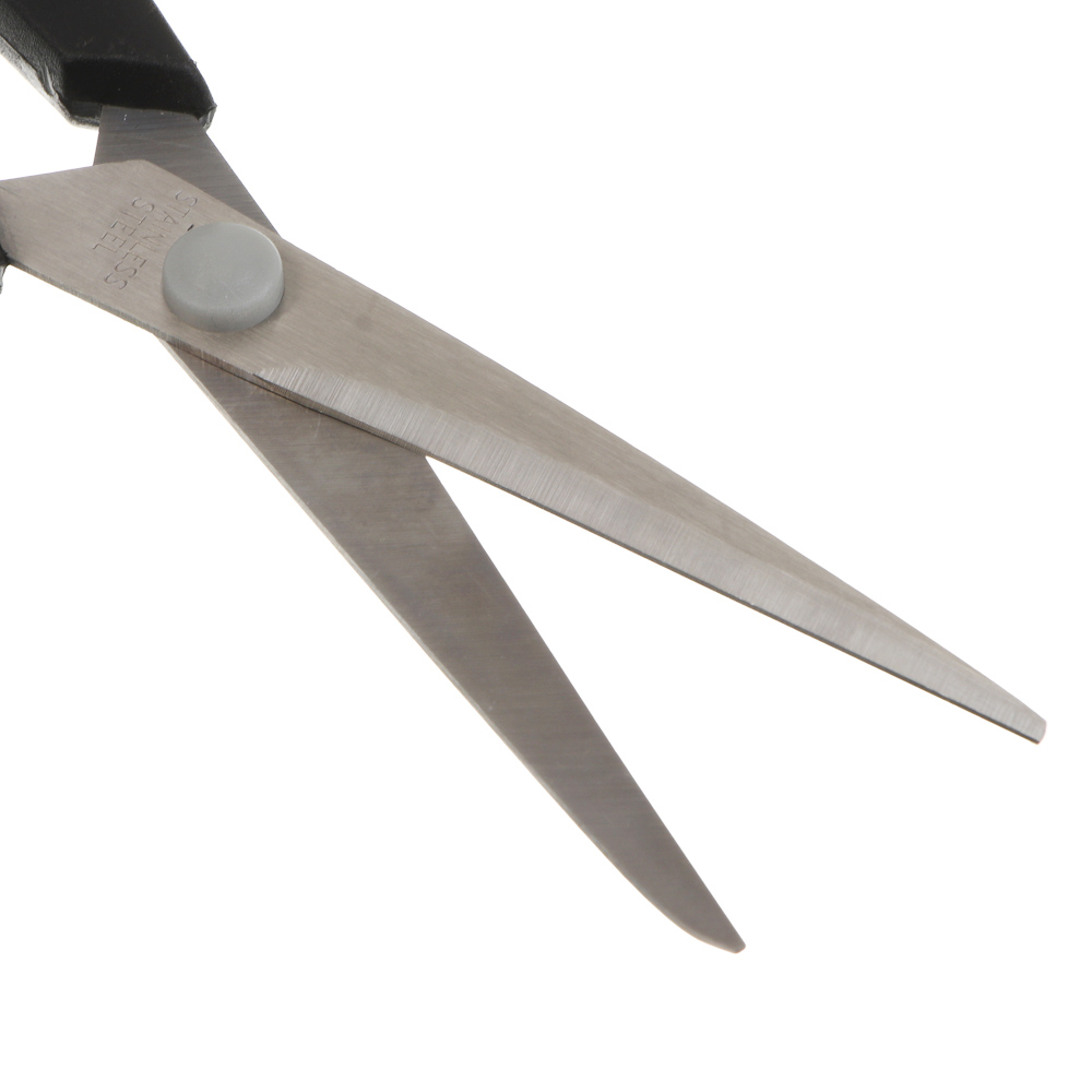 ClipStudio Ножницы канцелярские 19см, двуцветные пласт.ручки, на карточке - #6