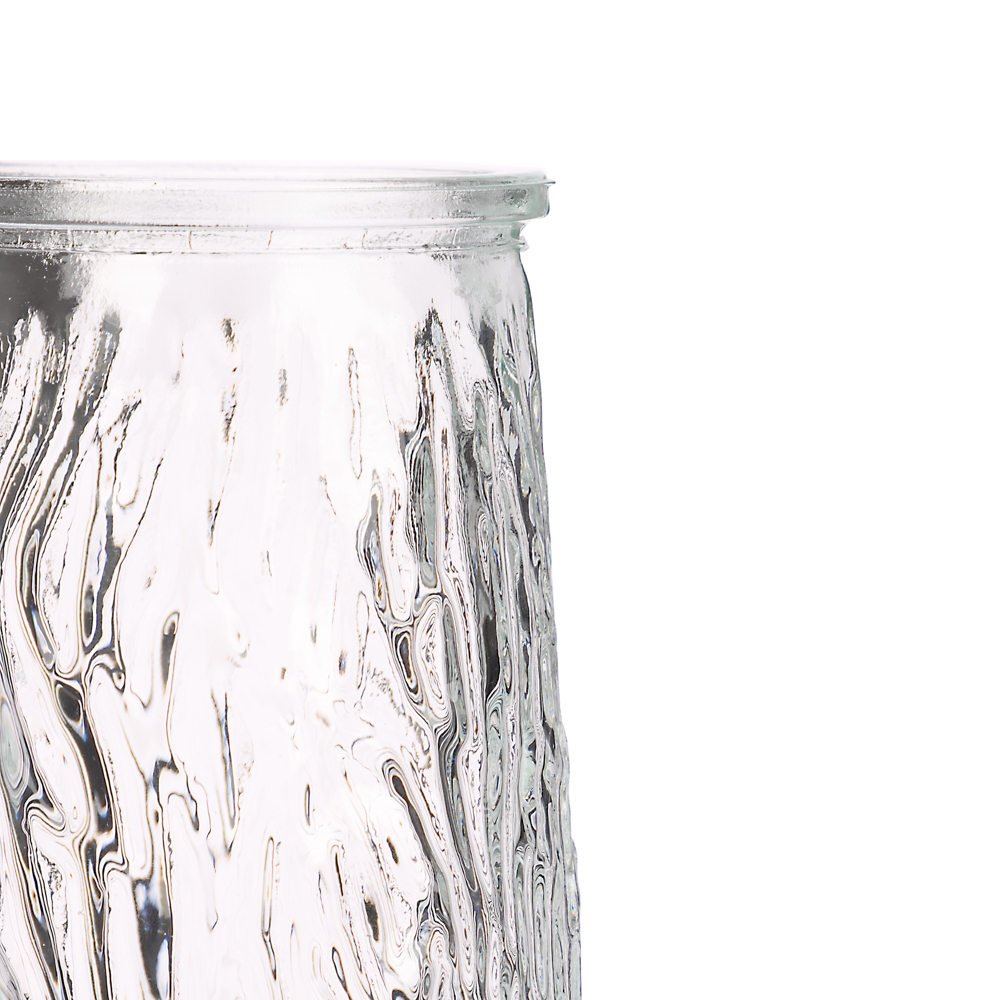 Ваза стеклянная, 8,5х6,5х20 см, 2 дизайна - #3