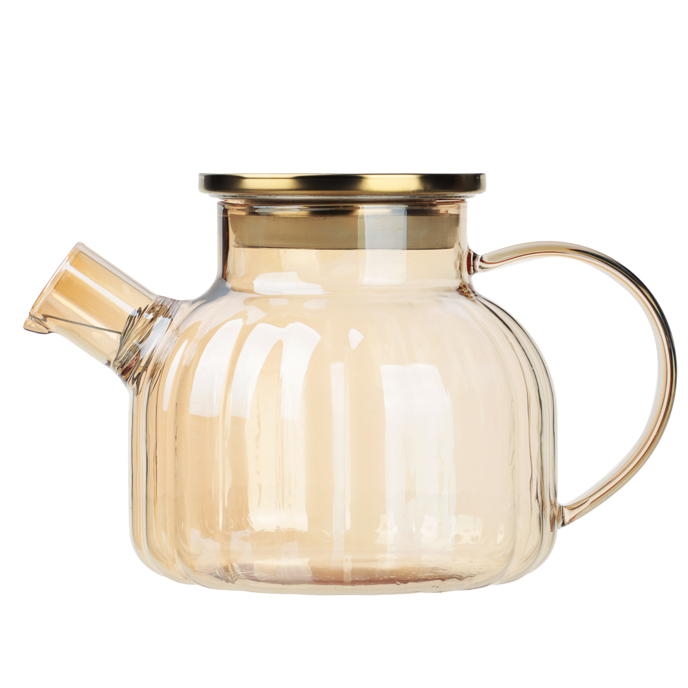 SATOSHI Кантри Чайник заварочный 1000мл, стекло, нерж.сталь - #1