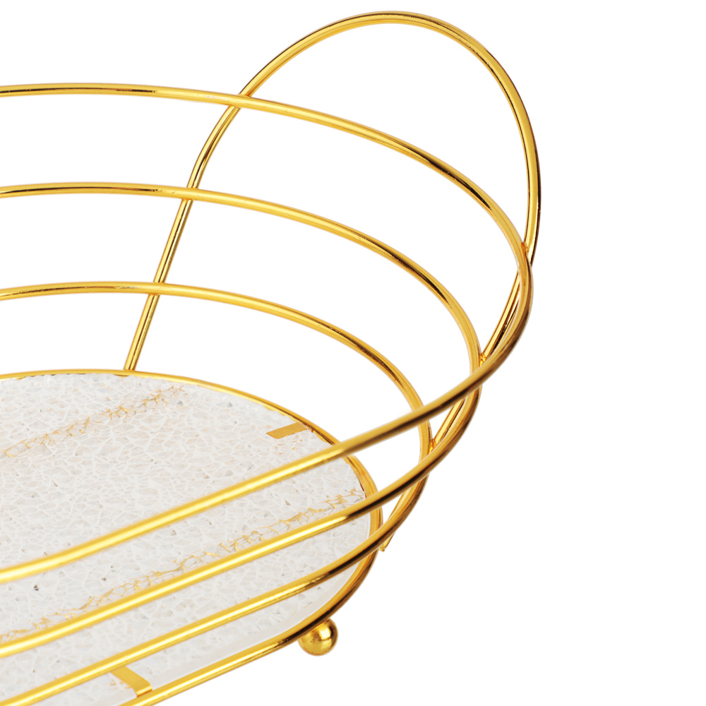 SATOSHI Кантри Корзина для фруктов 28,5х10х19,5см, сталь, акрил - #3