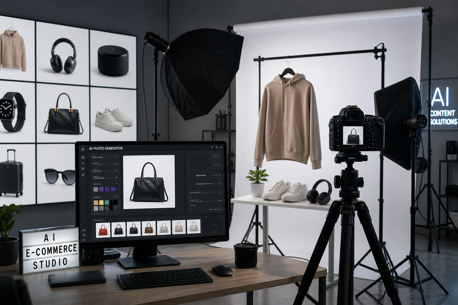AI-фото для интернет-магазинов, профессиональная фотостудия, e-commerce