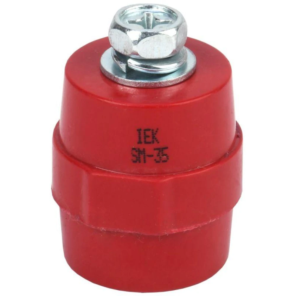 Изолятор SM35 (М8) силовой с болтом IEK YIS11-35-10-B